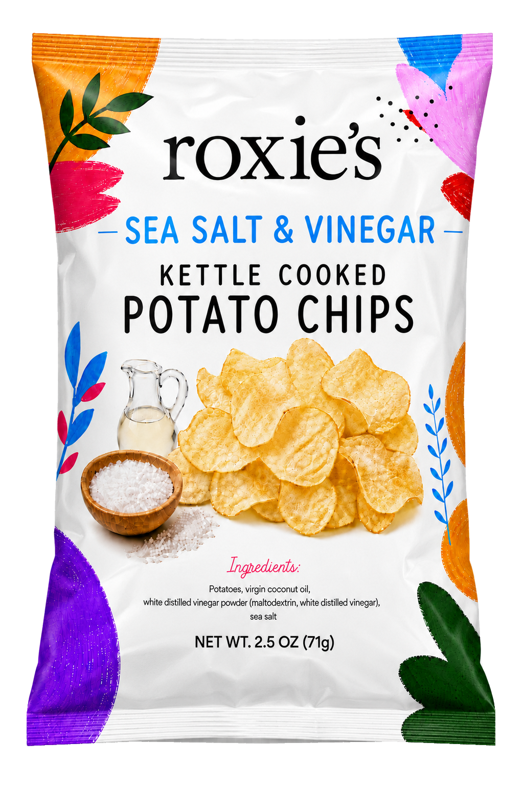 Roxie’s Sea Salt and Vinegar kettle-cooked potato chips